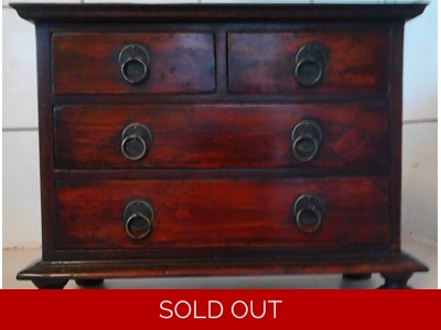 William & mary chest in yew